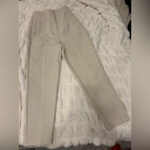 Zara Women's Cream Work Pants